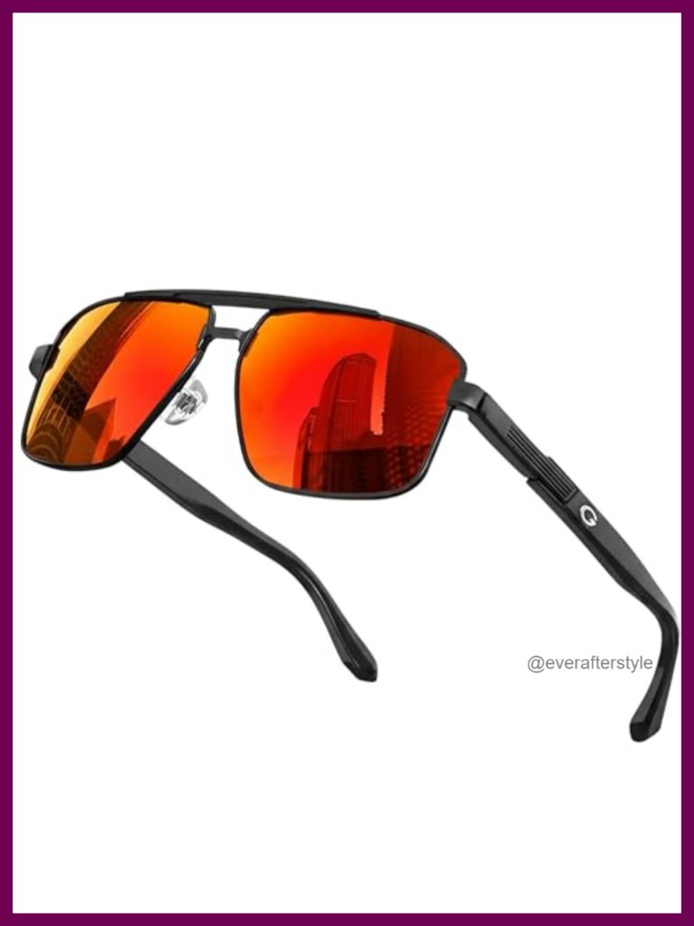 Polarized Aviator Sunglasses UV400 Full-Frame Metal Retro Pilot
